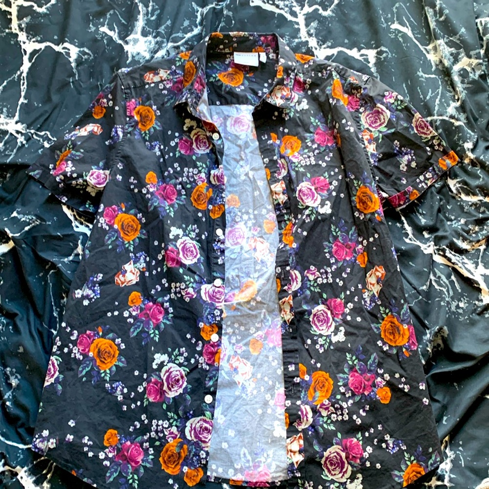 ASOS DESIGN flower shirt